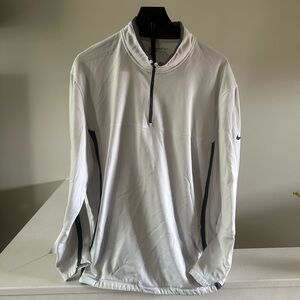 Nike Men's White Lightweight Pullover Jacket